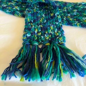 Chunky Knit Multi-Colored Scarf